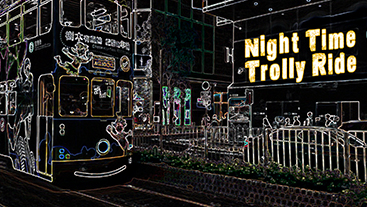 Night Time Trolly Ride
